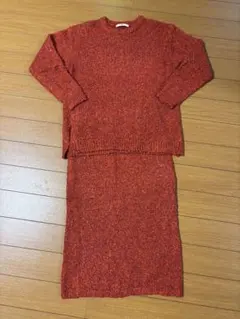SLY オレンジ系 ニットセットアップ
