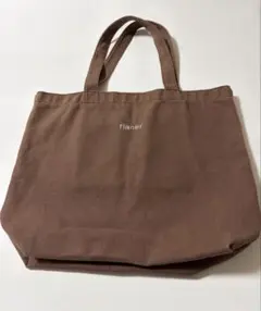 flaner ブラウン トートバッグ