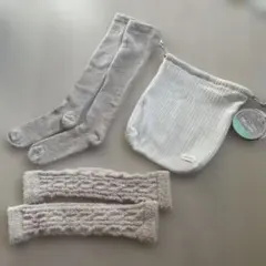 tal. by yumi. レッグウォーマー　巾着　ソックス　しまむら