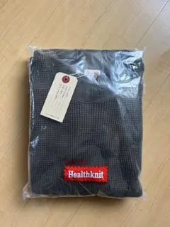 【新品】Healthknit スーパーヘビーワッフル モックネック オリーブXLのサムネイル