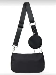 SHEIN 小銭入れつき メッセンジャーバック