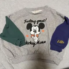 【LITTC】ミッキーマウス トレーナー 100cm