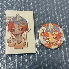 あんスタ アニカフェ アクスタ 缶バッジ 漣ジュン - メルカリ