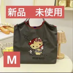 最終値下げ【新品　未使用】日焼けキティ　刺繍エコバッグ