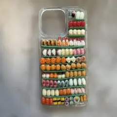 寿司デザイン iPhoneケース 15pro max