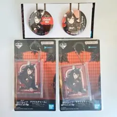 一番くじ　ホロライブ　アクリルチャーム・缶バッジ　大神ミオ　３点