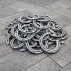 Lucky horse shoe 競走馬蹄鉄50個