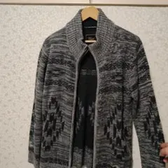 Karl Kani ジップアップニット XL グレーのサムネイル