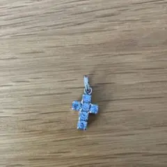 AGATHA PARIS クロスチャーム ライトブルー アガタ