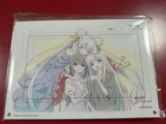 超かぐや姫！　ラフ原画　アクリルパネル　かぐや　酒寄彩葉　月見ヤチヨ