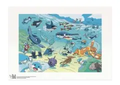 ポケモン ロンドン自然史博物館 A3 ポスター　セット ポケモン ロンドン自然史博物館コラボ ポスターセット A3 限定｜Yahoo