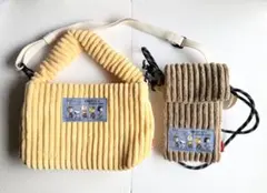 【2点セット】PEANUTS SNOOPY お散歩 ショルダーバッグ&サコッシュ