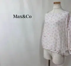 ★美品★ MAX&co マックスアンドコー 水玉ポンチョブラウス 大きいのサムネイル