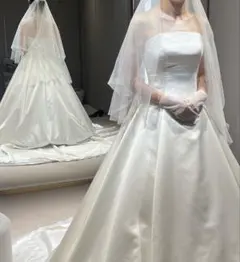 ウェディングベール グローブ　シンプル　上品