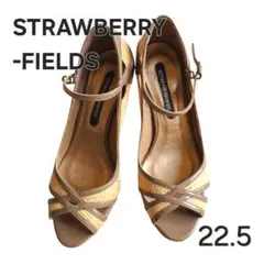STRAWBERRY-FIELDS オープントゥストラップサンダル 22.5cmのサムネイル