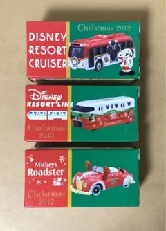 トミカ　ディズニー　2012　クリスマス　3点セット