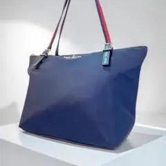 kate spade ナイロン トートバッグ ネイビー 大容量 A4可 軽量のサムネイル
