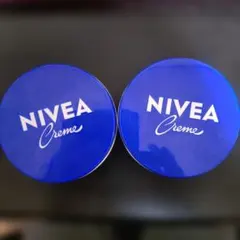 ニベア　NIVEA creme 青缶　空き缶　169g缶　2缶　工作　リメイク
