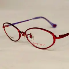 【美品】 lovinit 0010 RD」ヴィンテージメガネフレーム新品　鯖江製
