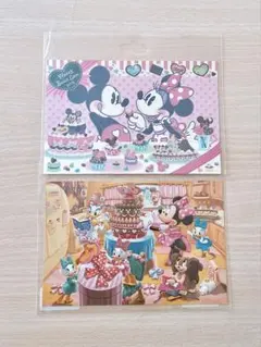 東京ディズニーリゾート ラメ入りポストカードセット