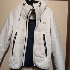 Find-Out フード付きホワイトジャケット