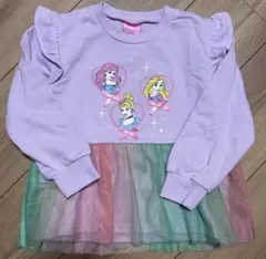 ディズニープリンセス　トレーナー　チュール付き　110 ディズニー