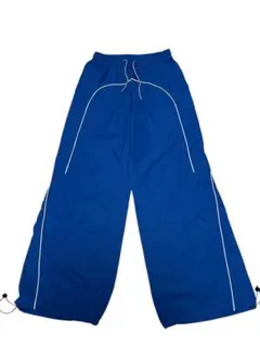 ネイビー カジュアルパンツ ホワイトパイピング