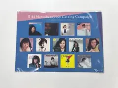 松原みき 2026 Catalog Campaign ステッカー【未開封】