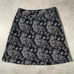 【美品】NEWYORKER ニューヨーカー ペイズリー柄 スカート 15 XL