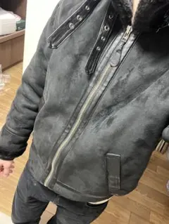 ブラック ムートンコート Mサイズ　archive