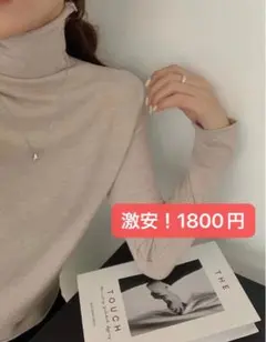 タートルネックトップス