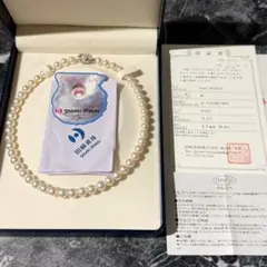 TASAKI タサキ 本真珠 パール ネックレス 8.0mm 保証書付き