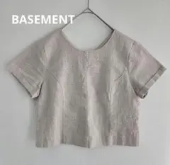 【BASEMENTonline】半袖　リネン　麻混　F　レディース　トップスのサムネイル