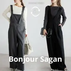 【’26/2発売】BonjourSagan 前後2WAYタックワイドサロペットのサムネイル