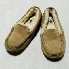 【UGG】ANSLEY ウールボアスリッポン ローファー モカシン アンスレ24