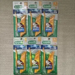 G・U・M 치간 브러쉬, L 모양, 베스트 핏, 스몰 사이즈, 6개 세트