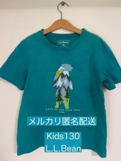 【値引中】L.L.Bean Kids130 ターコイズ Tシャツのサムネイル