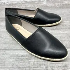 143【極美品】Odette e Odileレザースリッポン黒24cm