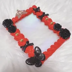 ホイップデコ トレカ カードケース 硬質ケース B8 赤 黒