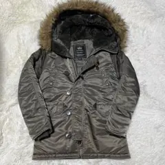 【極美品】アルファ N-3B カーキ S近年モデル