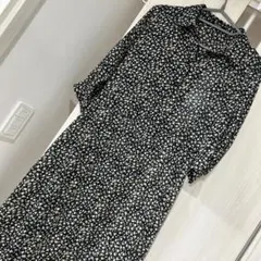 Bershka 花柄 ロングワンピース