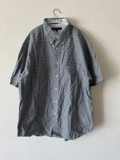 TOMMY HILFIGER チェック柄 半袖シャツ XL