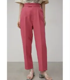 Azul by moussy ヴィーナステーパードパンツ スラックス　ピンク　S