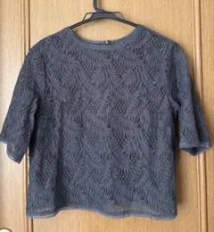 IEDIT 総レース トップス グレー MPのサムネイル