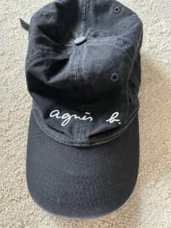 agnes b. アニエスベー　キャップ　ブラック