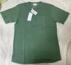 ラコステ　鹿の子地ポケットTシャツ　緑　国内M 新品のサムネイル