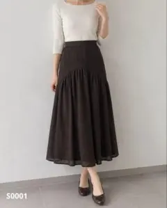 【Simplicite】ロングフレアスカート　フリーサイズのサムネイル