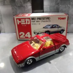希少☆日本製 トミカ 赤箱 MR2 プロトタイプ TOMY NO.24 - メルカリ