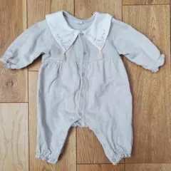 Cottoli　襟付き裏起毛カバーオール　ロンパース　70