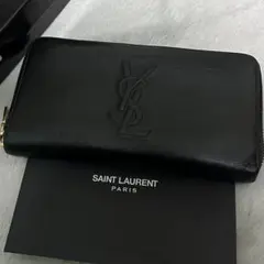 Yves Saint Laurent 長財布　カサンドラ　ラウンドファスナー